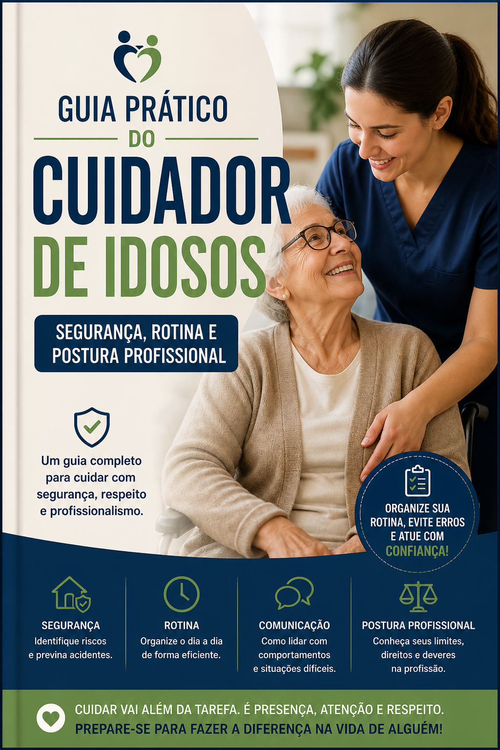 Capa do ebook Guia Essencial para Cuidadores de Idosos